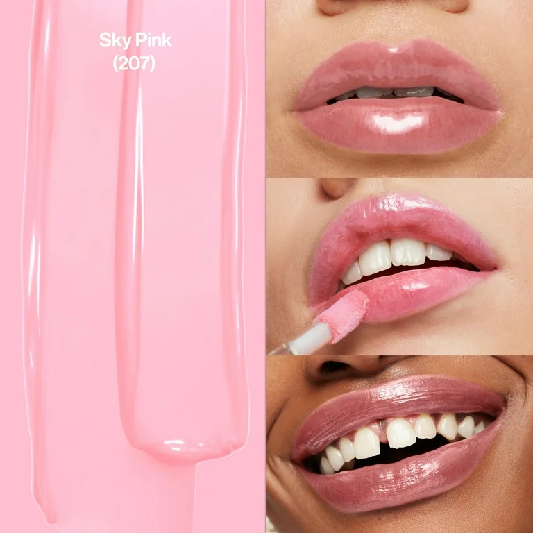 Revlon Super Lustrous Moisturizing High Shine Lip Gloss, 207 Pink Sky, 0.13 oz | Walmart (US)