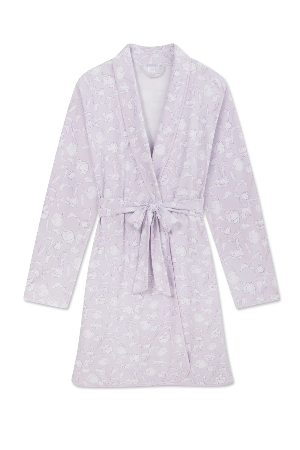 Pima Robe in Wildflower Vine Floral | Lake Pajamas