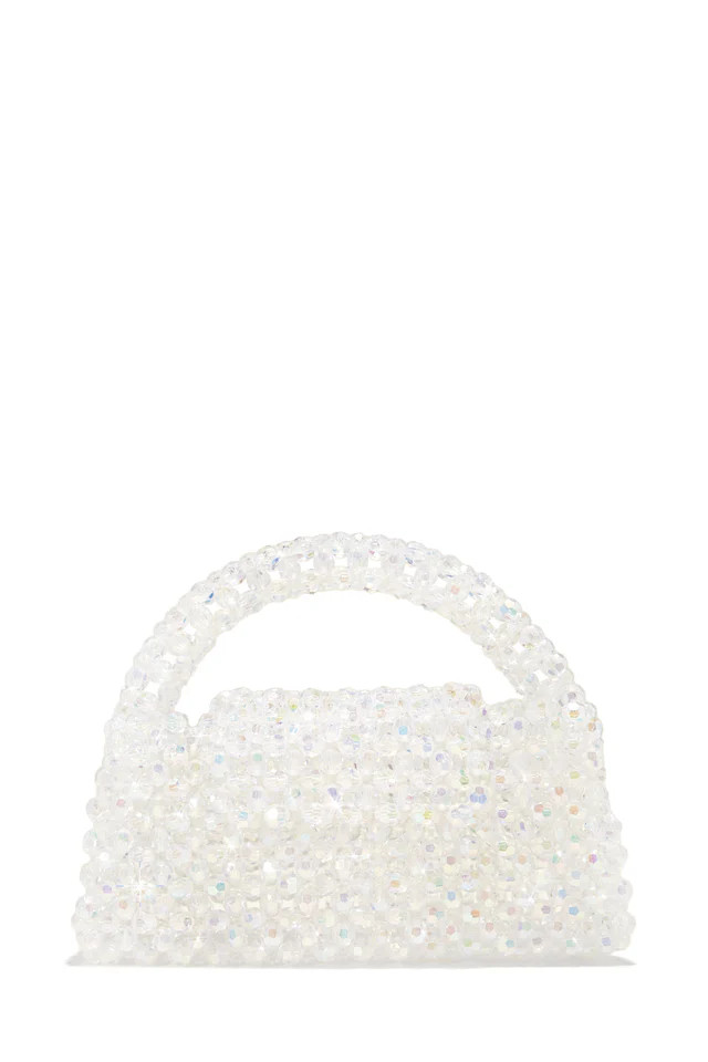 Miss Lola | Lucid Nights Iridescent Beaded Bag | MISS LOLA