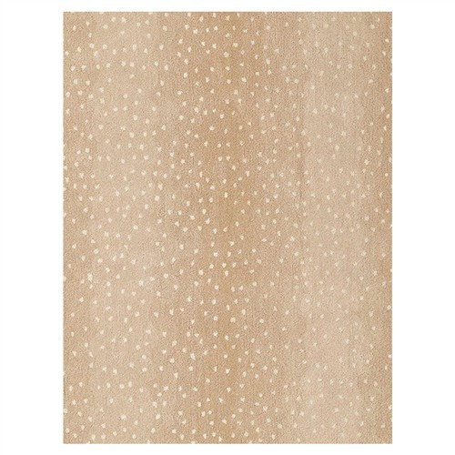 Hayde Modern Classic Beige Ombre Wool Animal Patterned Rug - 7'9"x9'9" | Kathy Kuo Home