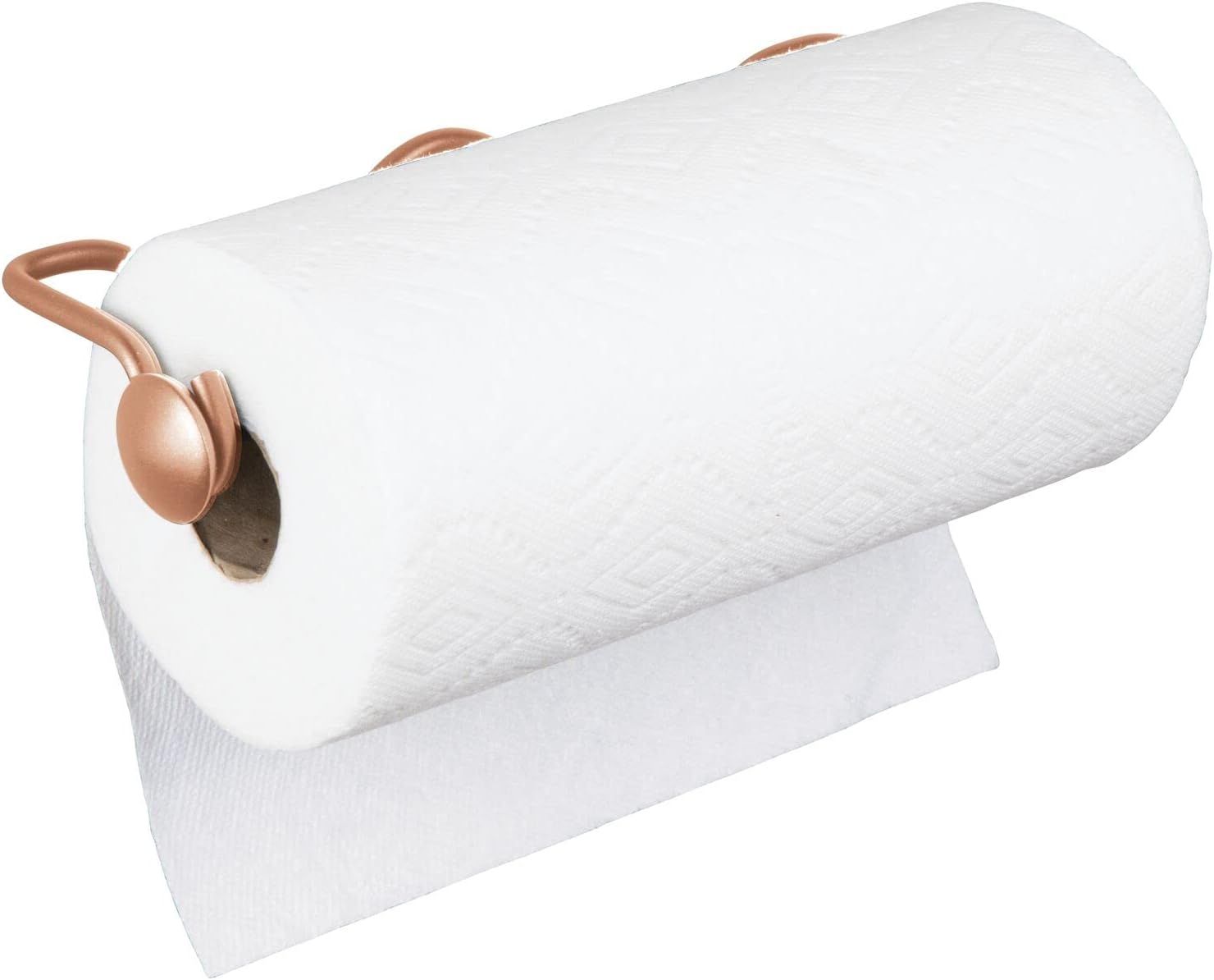 mDesign Versatile Metal Wall Mount Paper Towel Holder & Dispenser, Mounts to Walls or Under Cabin... | Amazon (US)