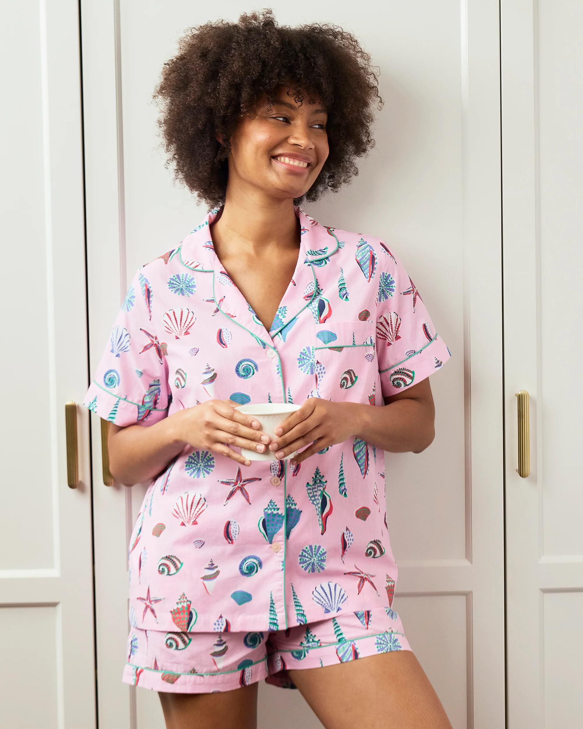 Beachcomber  - Short PJ Set - Pink Sand | Printfresh