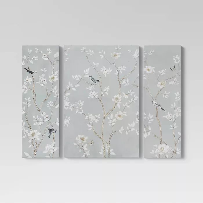 Pack of 3 Wall Branches Gray - Threshold™ | Target