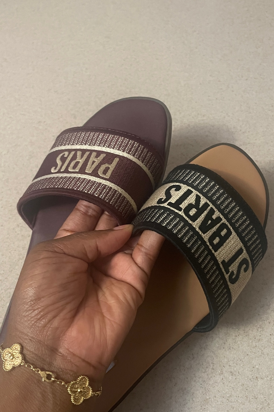 Purchased these on sale so I wont ruin my designer sandals while walking around Europe!