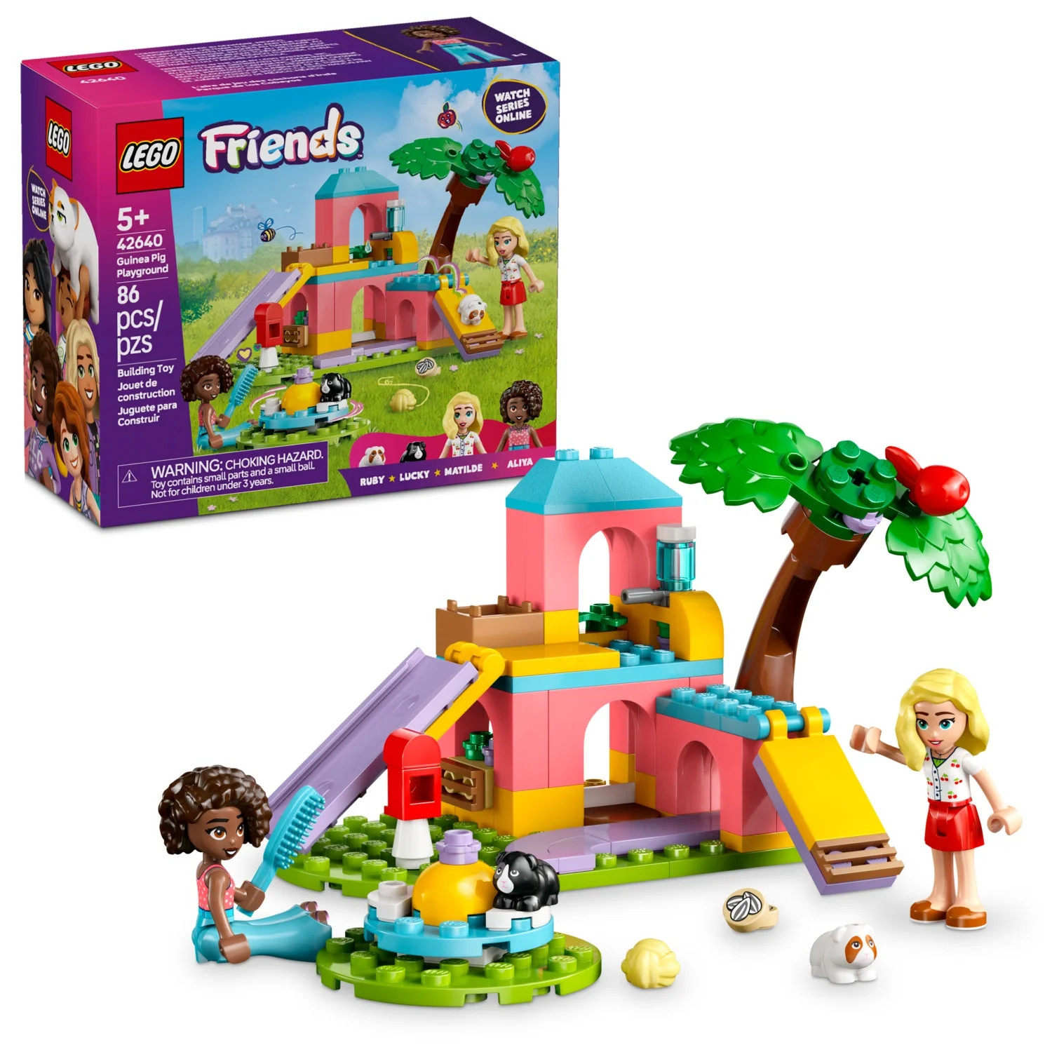 LEGO Friends Guinea Pig Playground - Building Toys Pretend Play Set for Kids, Girls & Boys, Ages ... | Walmart (US)