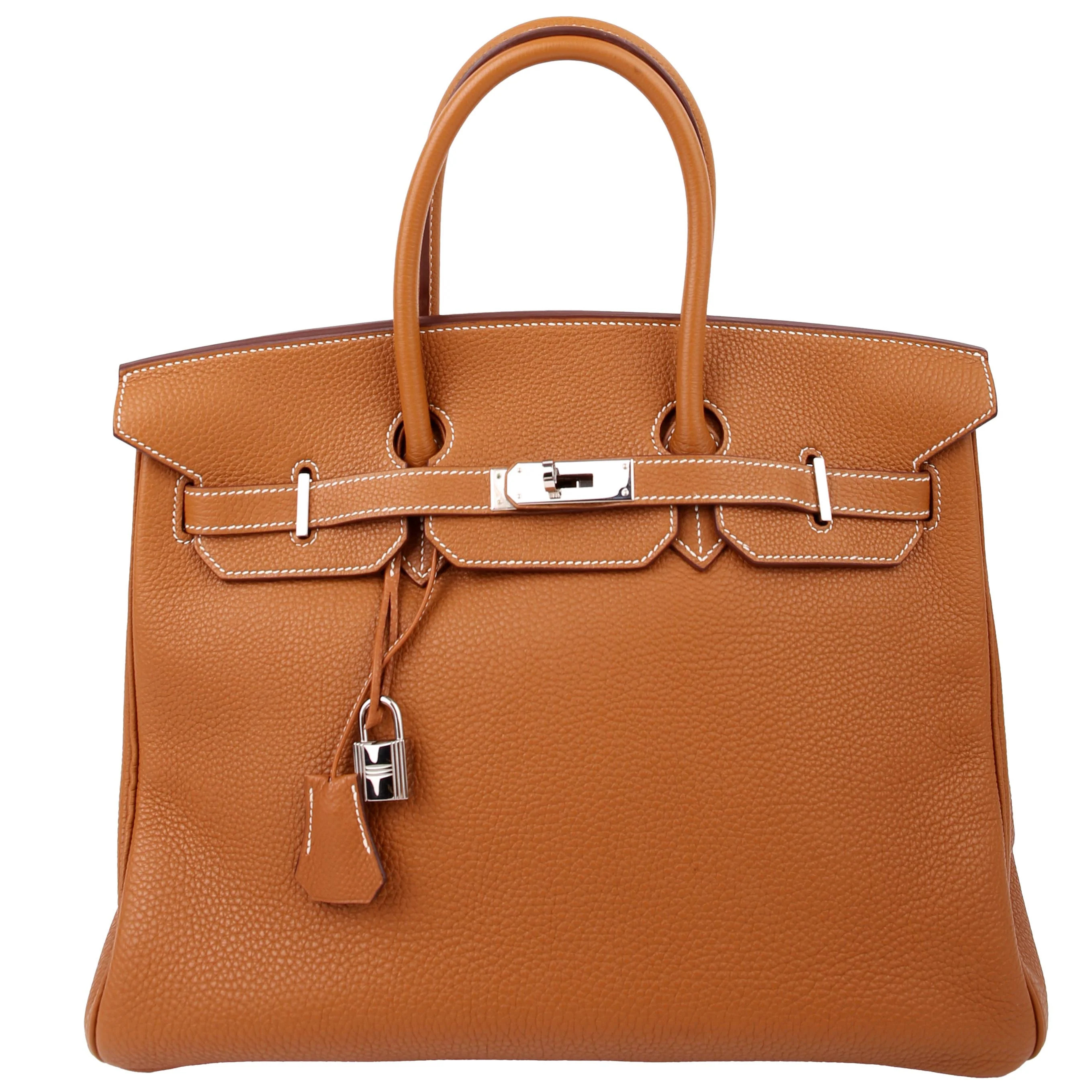 Birkin 35 Togo 2008 Gold/Palladium | Keeks Designer Handbags