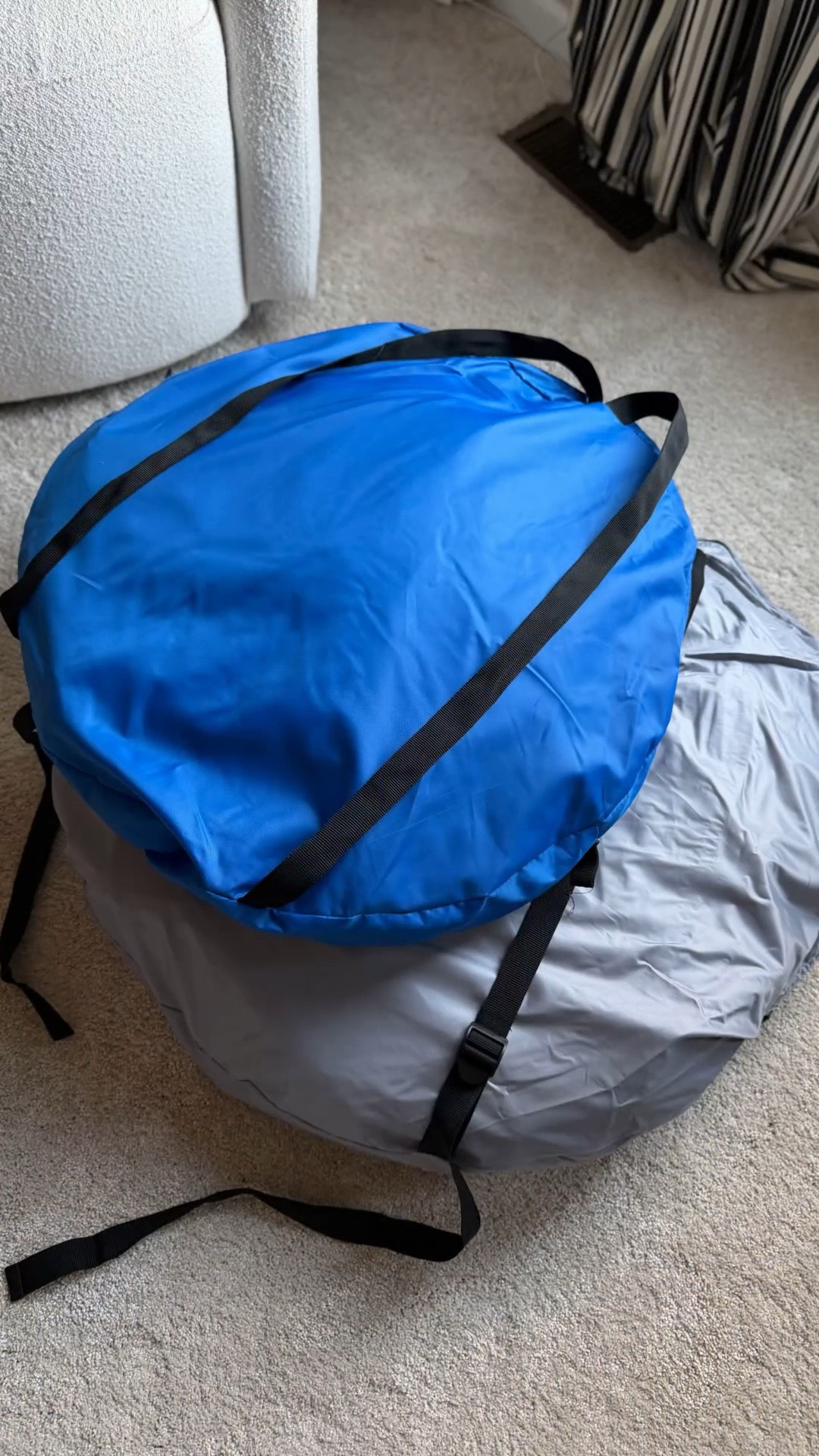 As someone that is ALWAYS cold & has kiddos that play sports- these are perfect for me!

I have a one person weather pod & a four person weather pod- and love them both! 

The one person is easy to put up and fold up by myself. It’s super light and has straps to wear on your back for a hands free take with! 

The four person is definitely big enough for four regular sports chairs or two XL rocking chairs with enough room for bags, snacks and stretch out your legs room. It definitely does take 2 people to fold it up though. The sports one is the one I have which has the clear plastic as well as screen for warmer days without bugs & to keep your kiddos in tow while you enjoy the game. 😜

These are the OG that we’re on SHARK TANK. Quality products! 

#LTKTravel #LTKActive #LTKSeasonal