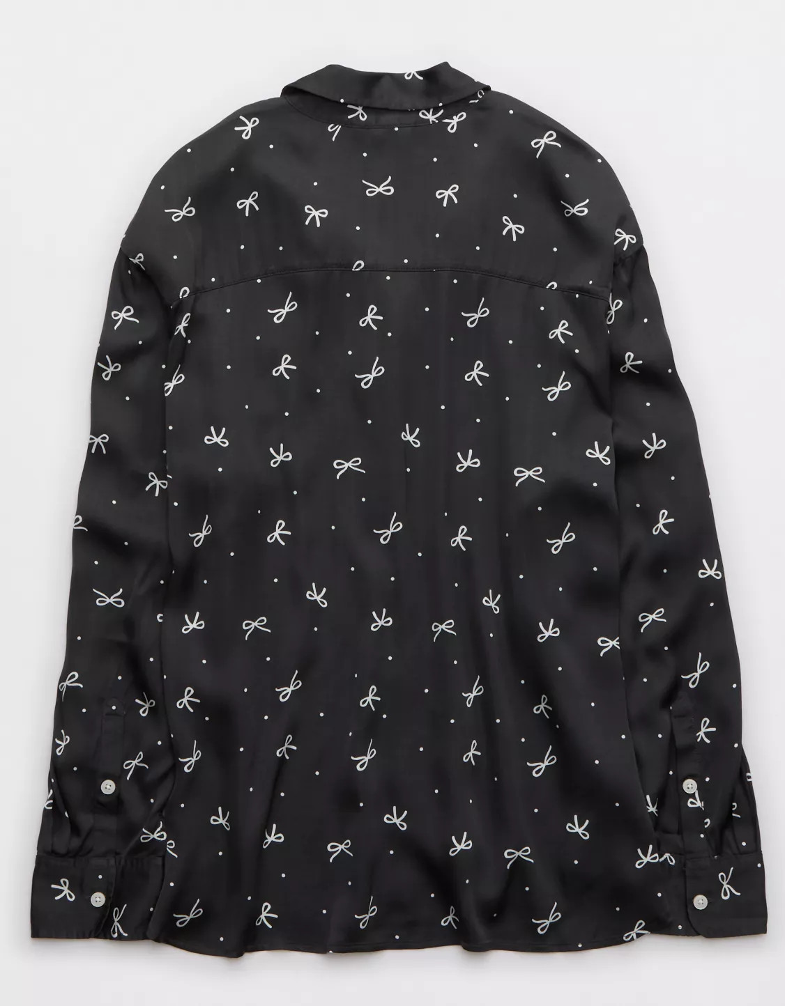 Aerie Off-Duty Satin Shirt | Aerie