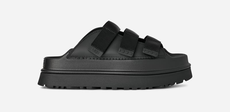 UGG® Women's GoldenGlow Slide Synthetic Sandals in Black, Size 5 | UGG (US)