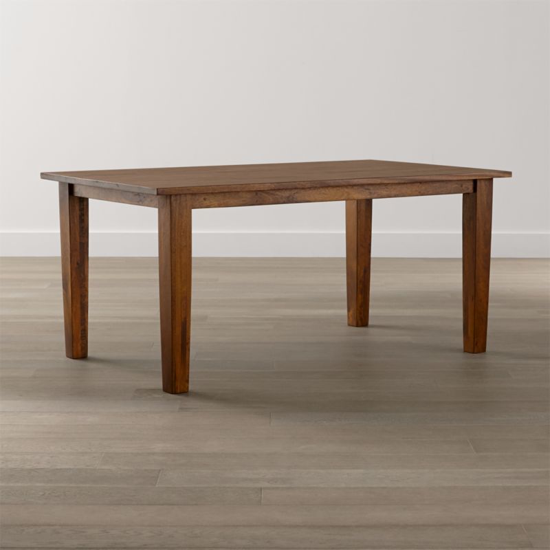 Basque Honey 65" Dining Table | Crate & Barrel