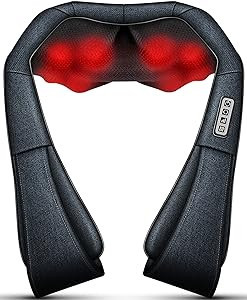 MoCuishle Neck Massager, Shiatsu Back Neck Massager with Heat, Back Massager Deep Tissue Kneading... | Amazon (US)