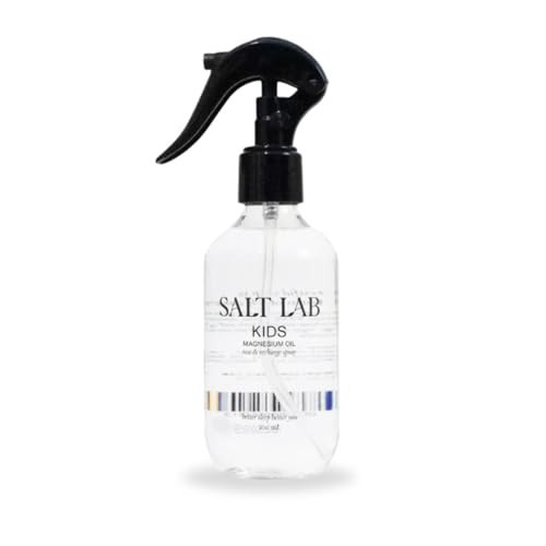 Salt Lab Kids Magnesium Oil Spray, Gentle Magnesium Spray for Children, Topical, Non Sticky Formula, Supports Relaxation & Sleep, Lightweight, Quick Drying, Fragrance Free, 6.8 Fl Oz, 1 Pack | Amazon (US)