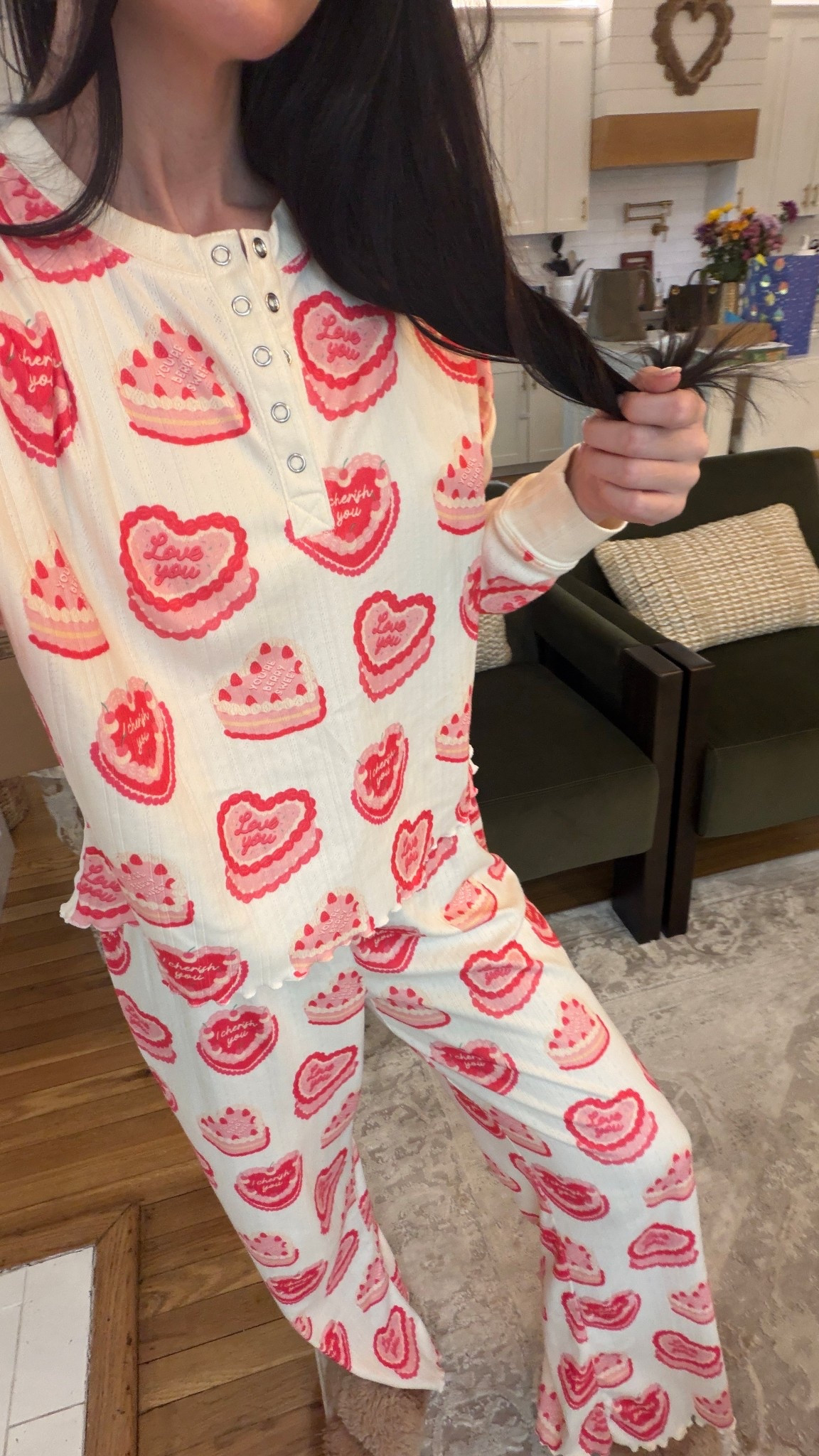 The cutest and coziest pjs from Beach Riot! It’s perfect for a galentines night in! 

#LTKmomlife #LTKValentine #LTKdayinmylife