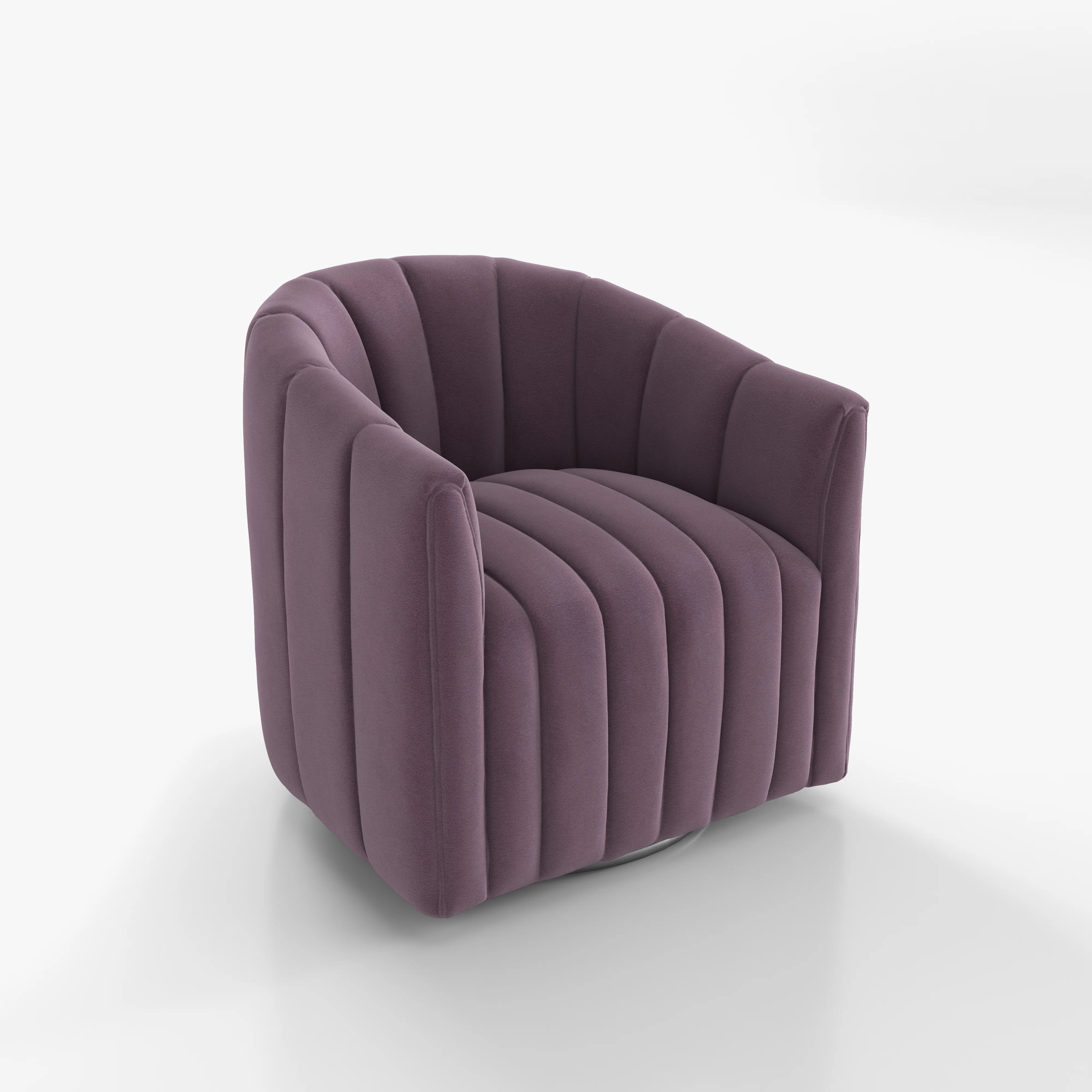 Annelotte Velvet Swivel Barrel Chair | Wayfair North America