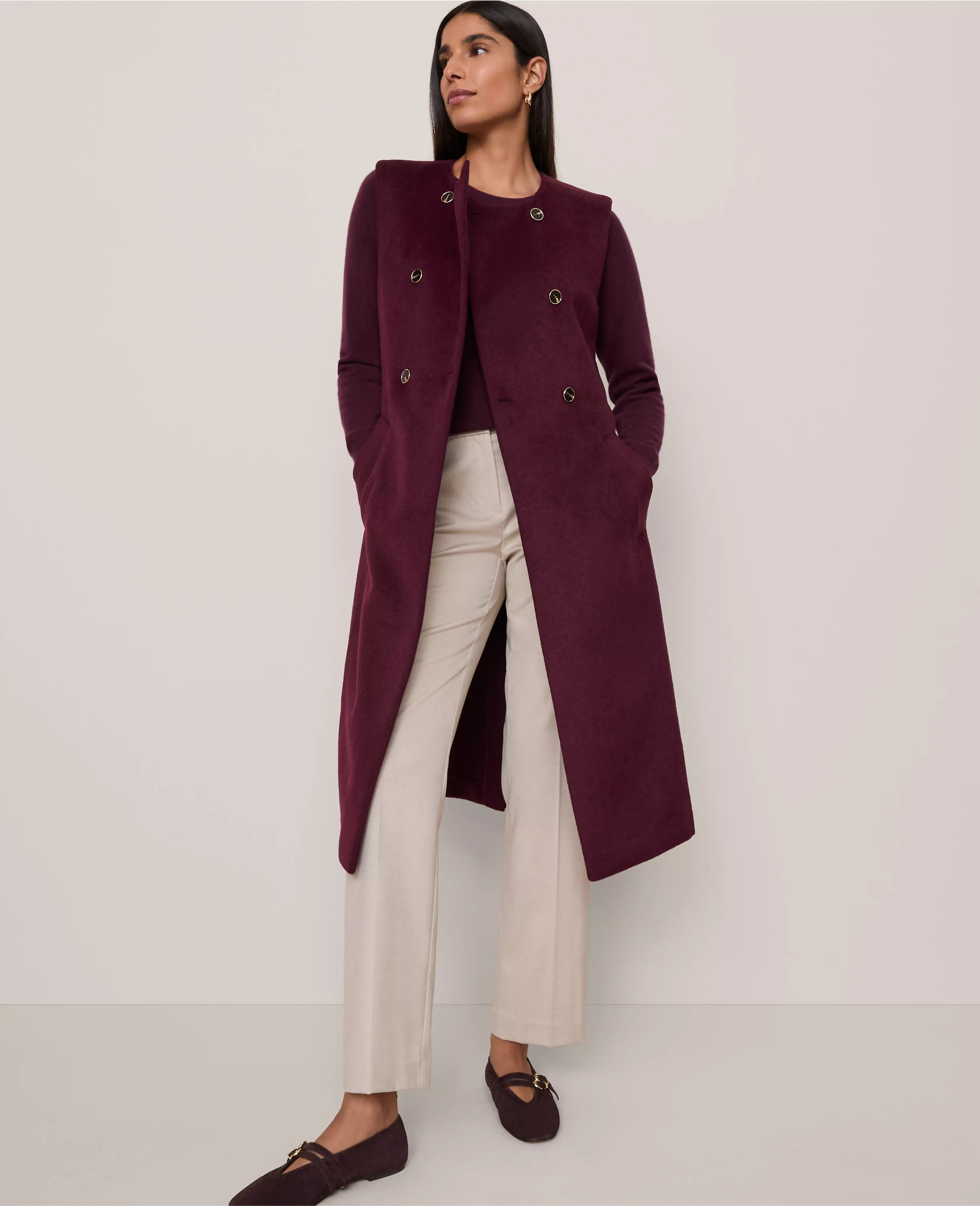 Belted Trench Vest | Ann Taylor