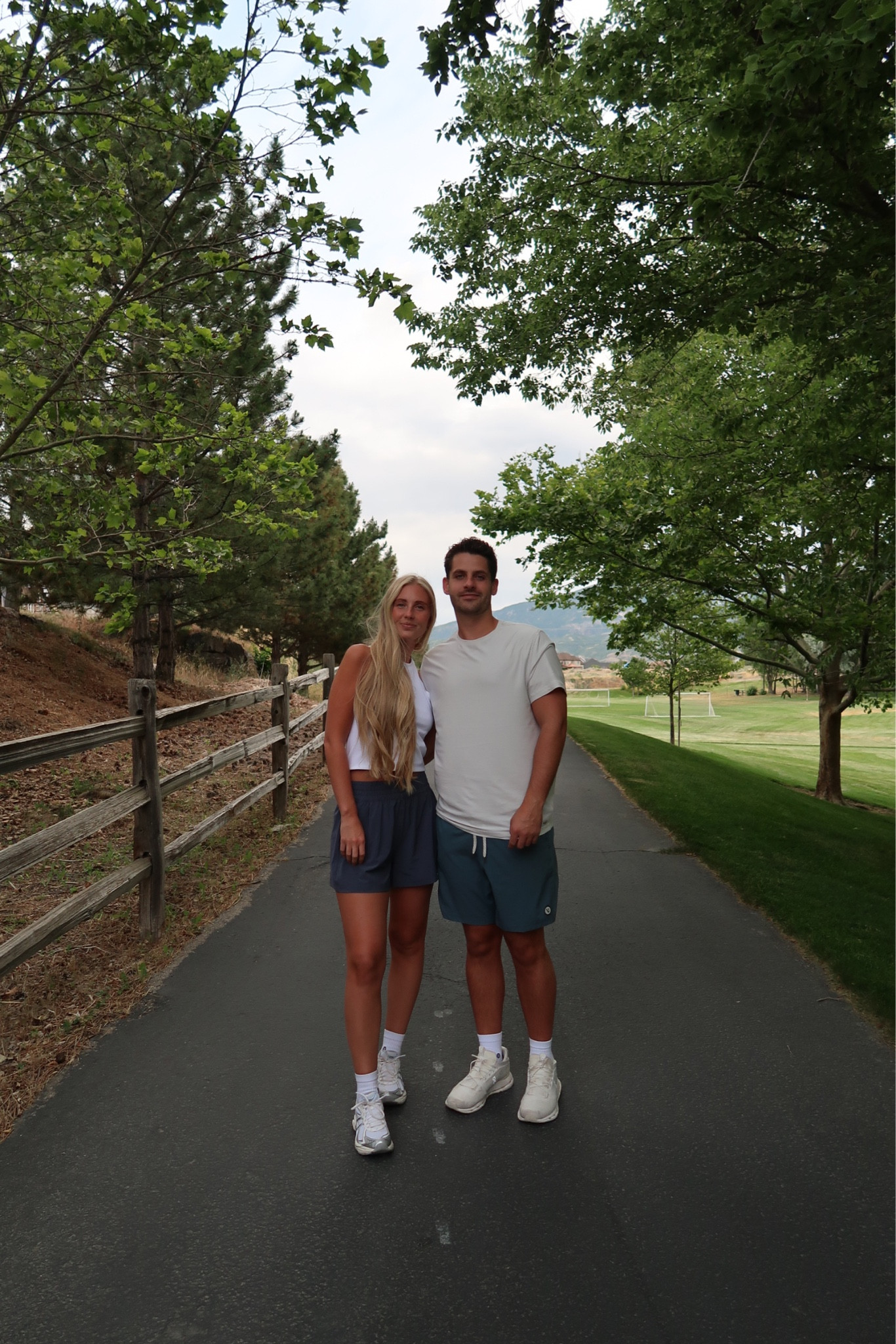 Both wearing @vuori!! Such good picks for men + women and SO COMFY @vuoriclothing #vuoripartner @shop.ltk #liketkit 