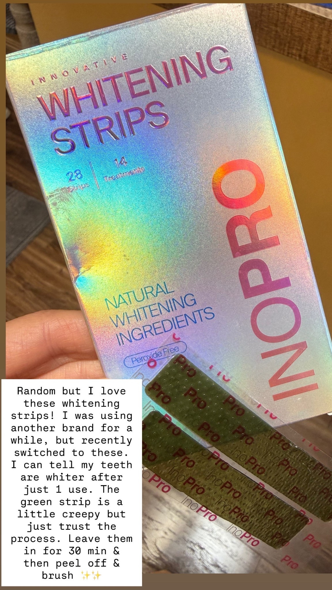 I love these whitening strips! I have very sensitive teeth and these cause me no issues! 

#LTKmomlife #LTKgrwm #LTKselfcare