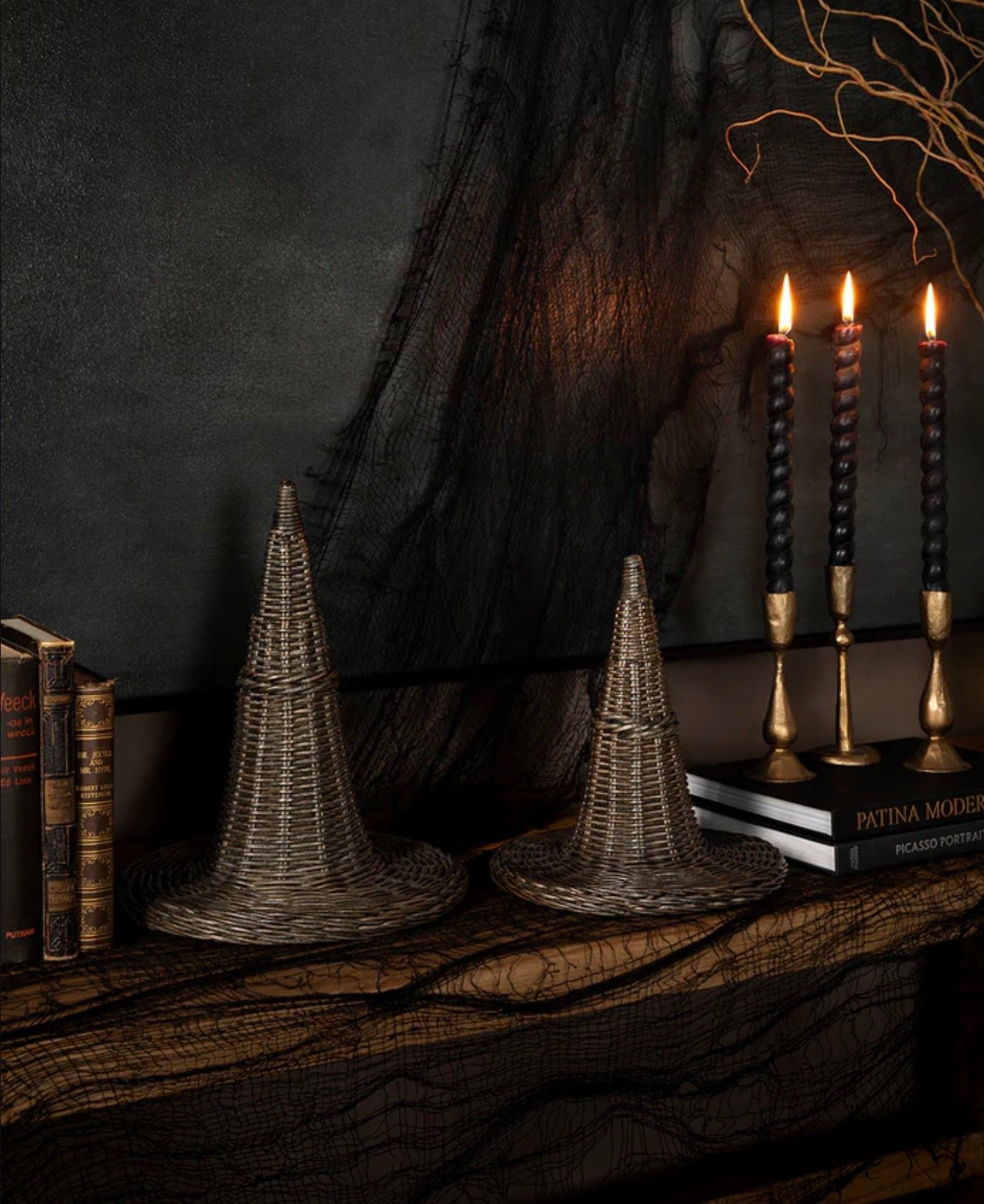 Halloween entry decor 

#LTKHome #LTKSeasonal #LTKHalloween