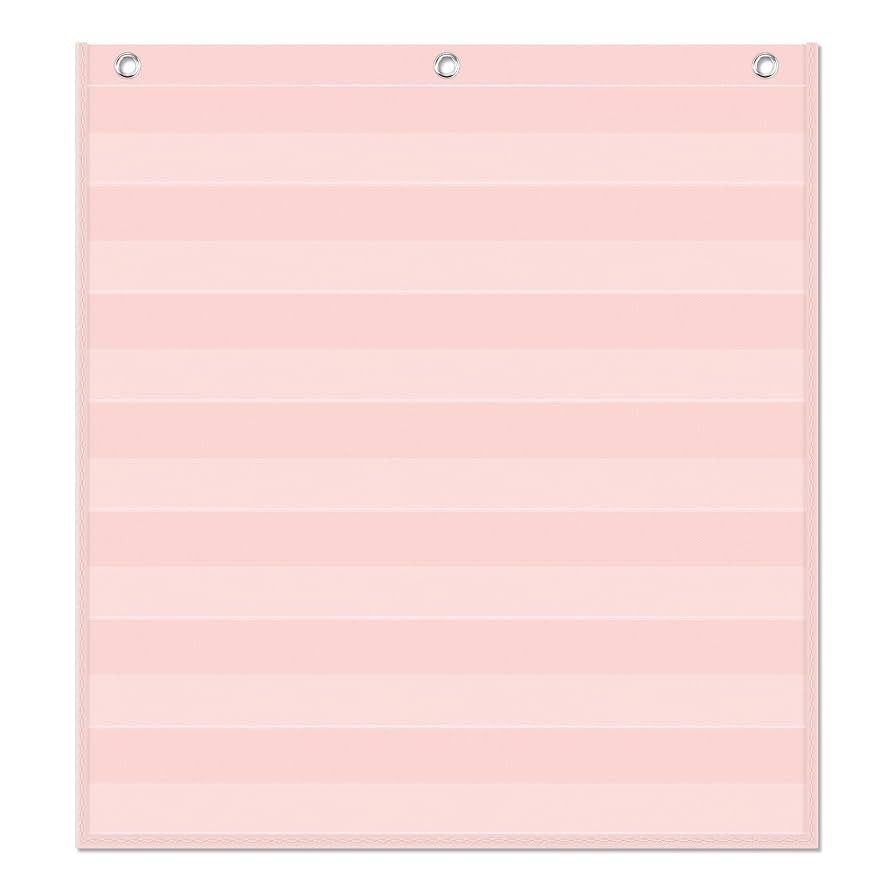 Godery Pink 7 Pocket Chart (28" x 28")(Pink) | Amazon (US)