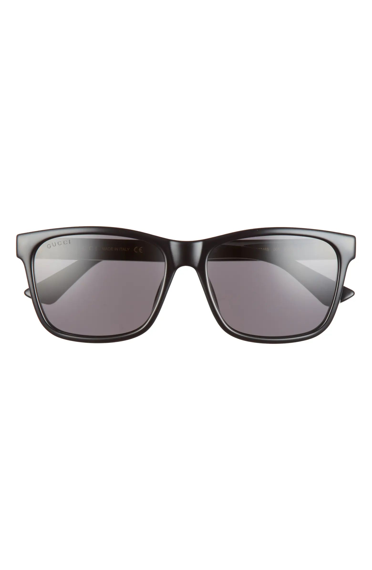 57mm Polarized Rectangular Sunglasses | Nordstrom