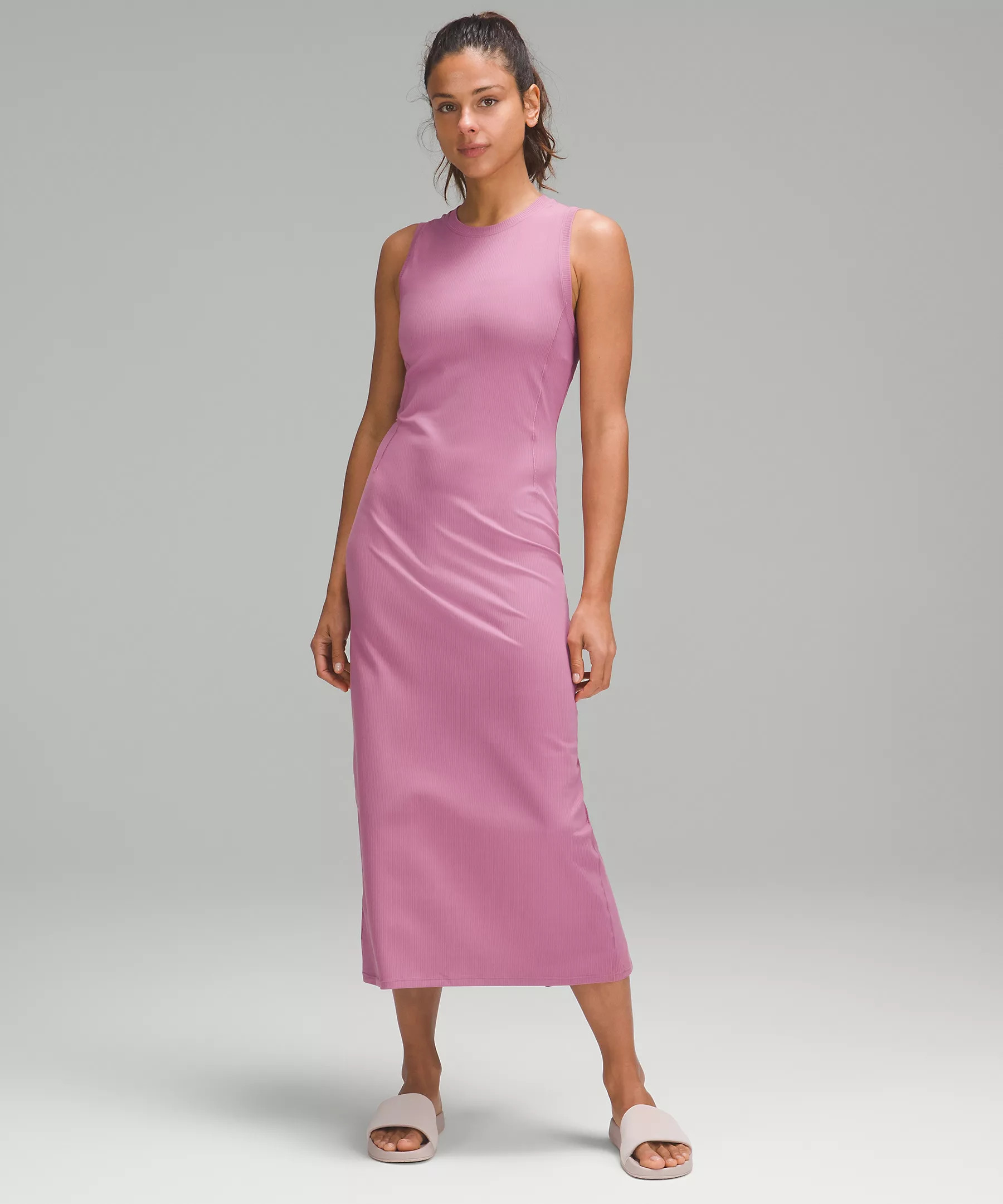 All Aligned Ribbed Midi Dress | Lululemon (US)