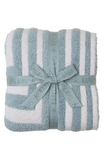 Barefoot Dreams® CozyChic™ Prismatic Throw Blanket in Meadow Green Multi at Nordstrom Rack | Nordstrom Rack