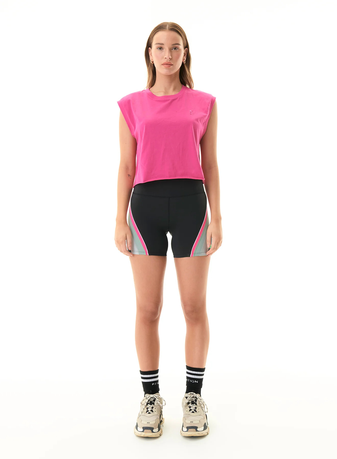 Perfect Score Tank | Pink Glo | P.E Nation | P.E Nation