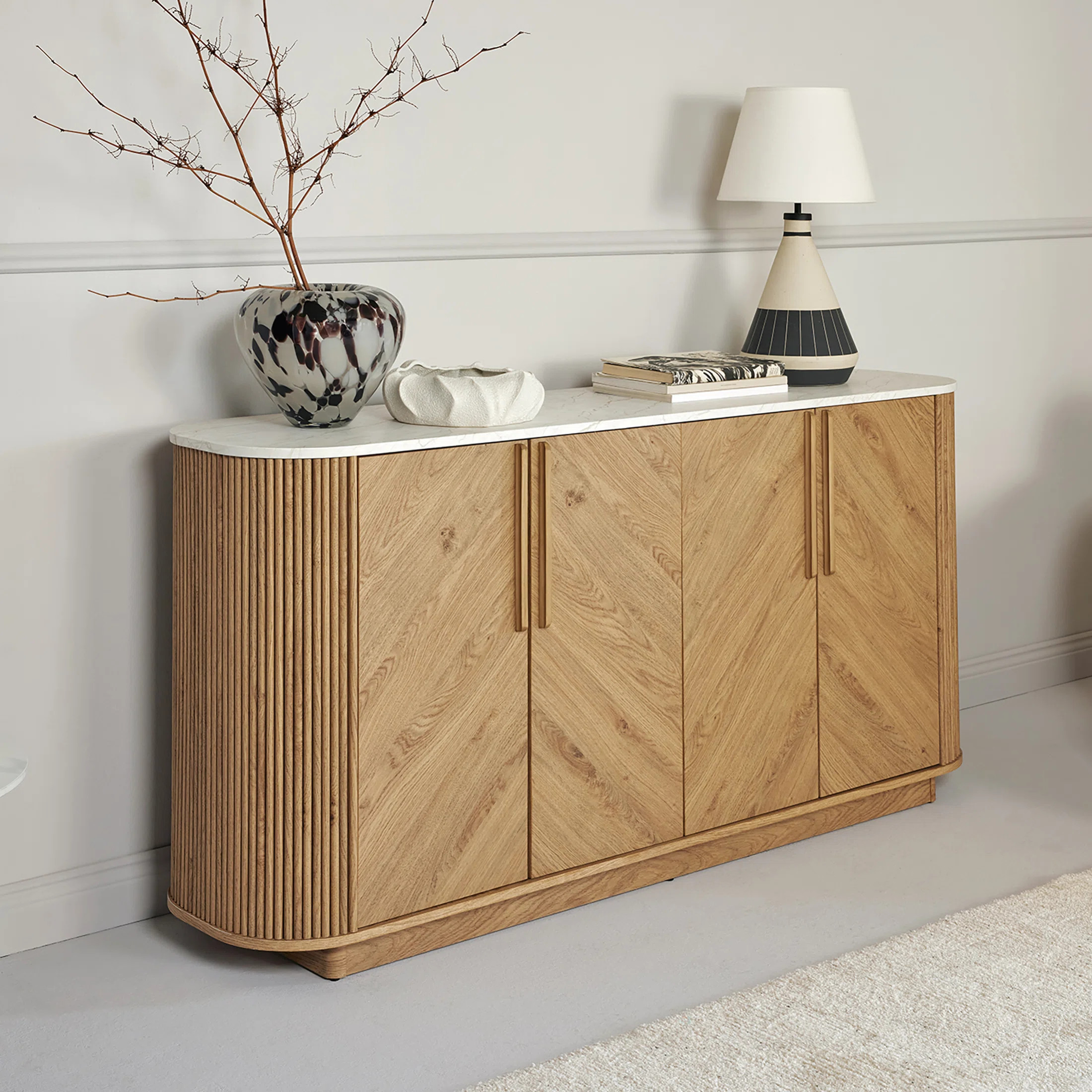 Aalborg SB 160 Sidebord 62.99" | Wayfair North America