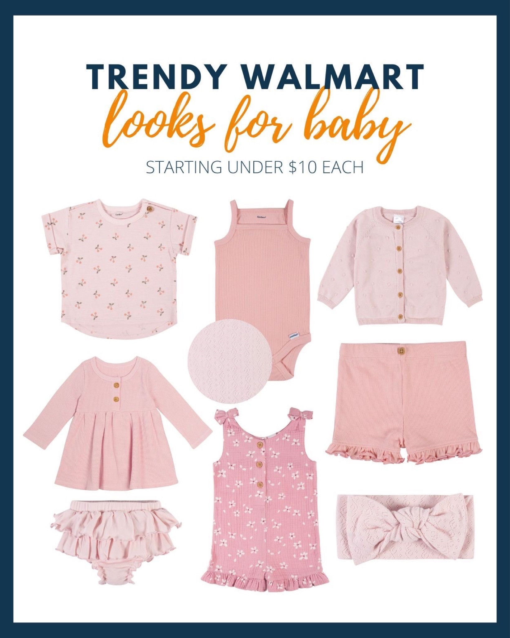 If you haven’t been shopping the Modern Moments fashion at Walmart you are SERIOUSLY missing out on cute AND affordable baby finds! Here’s a few of our favorite in-stock picks if you have a baby girl or are expecting one this spring. 🌸😍 Just be sure to hurry because these affordable pieces are going FAST!! 🔥🔥🔥

#LTKbaby #LTKSale #LTKkids