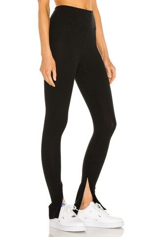 YEAR OF OURS 9 To 5 Slit Pant in Black from Revolve.com | Revolve Clothing (Global)