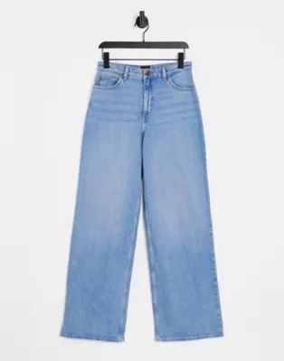 Lee Stella high rise A line straight leg jeans in light wash blue  | ASOS | ASOS (Global)