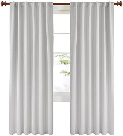 Deconovo Blackout Curtains Back Tab and Rod Pocket - Thermal Insulated Room Darkening Curtains fo... | Amazon (US)