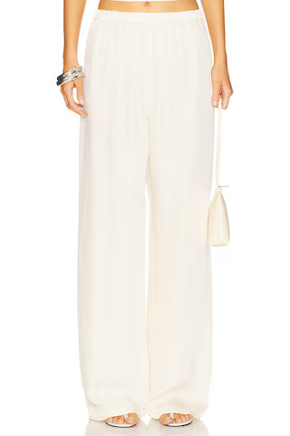 Enza Costa Fluid Pant in Antique Cream from Revolve.com | Revolve Clothing (Global)