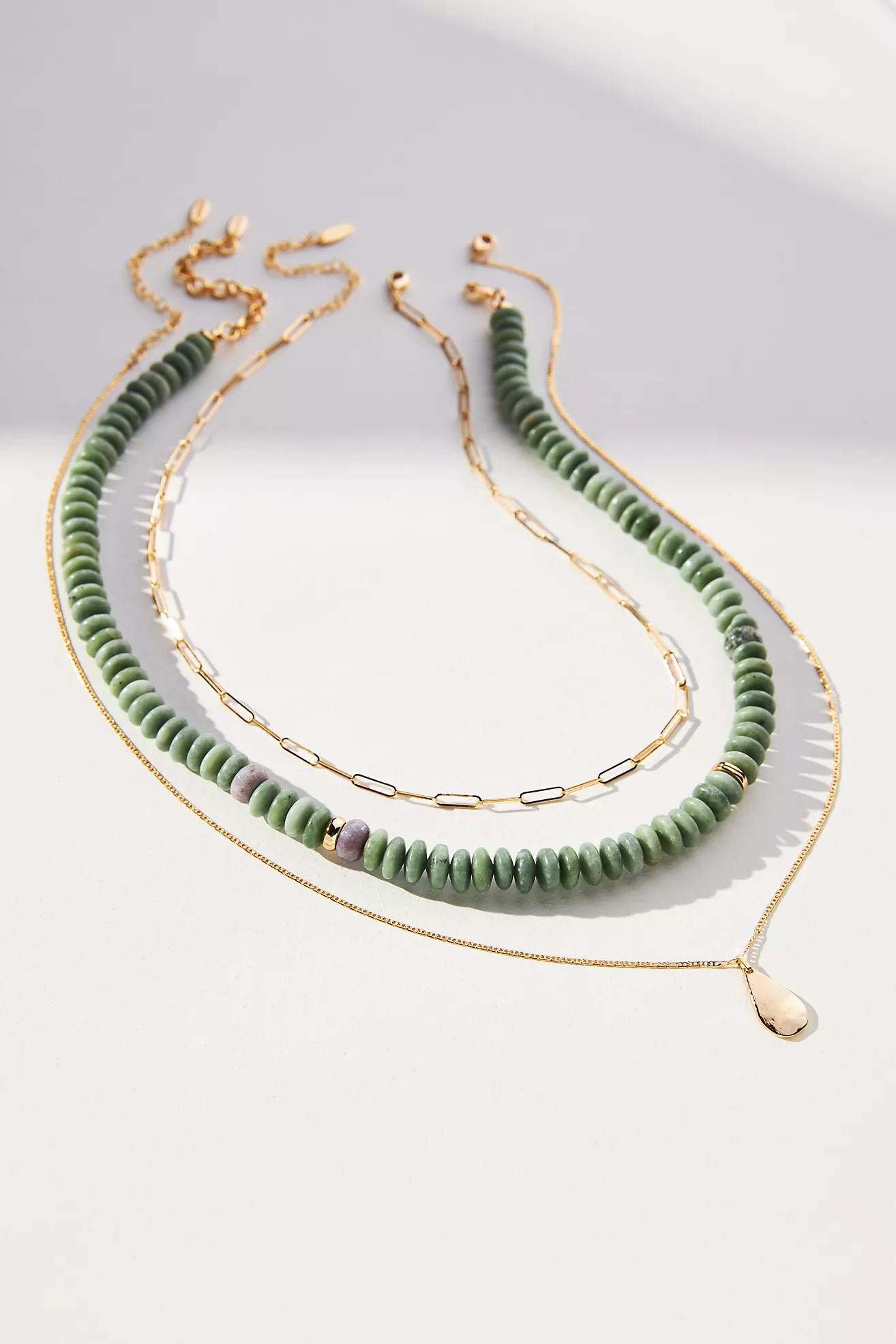 Shades of Sea Triple-Layer Necklace | Anthropologie (US)