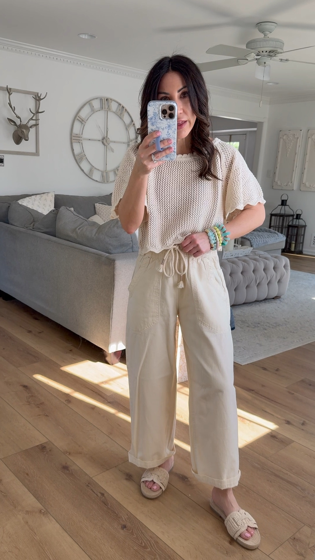 Zappos code WIN20. Pants Xs. Small top. Sandals tts. Jewelry code: HOUSEOFLEO20

#LTKSaleAlert #LTKOver40 #LTKPetite