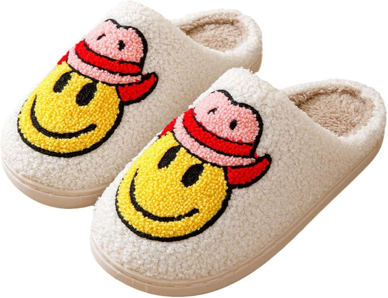 Mukinrch House Slippers for Women Men, Plush House Shoes Memory Foam Checkered Slippers Womens Ca... | Amazon (US)