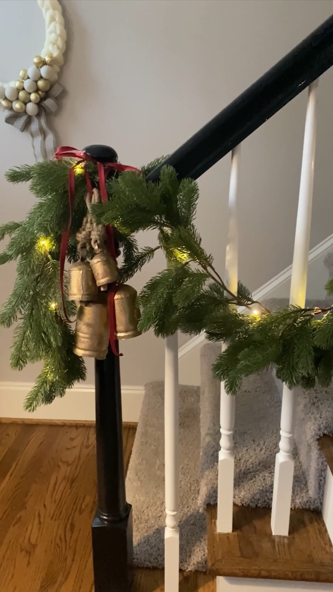 Transforming my black stair bannister into a festive wonderland on a budget! 

🎄✨ Embracing the magic of Christmas with budget-friendly garland, fairy lights, burgundy velvet ribbon, and charming cowbells. 

Elevate your decor without breaking the bank! 🌟 

Christmas decor
Budget Christmas decor
Staircase garland ideas
DIY holiday decorating
Velvet ribbon staircase
Christmas cowbell decorations
Festive bannister makeover
Affordable holiday home decor
Fairy lights stair railing
Christmas staircase inspiration
Holiday decorating on a budget


#DIYChristmas #BudgetDecor #HolidayMagic

#LTKFindsUnder50 #LTKHome #LTKHoliday