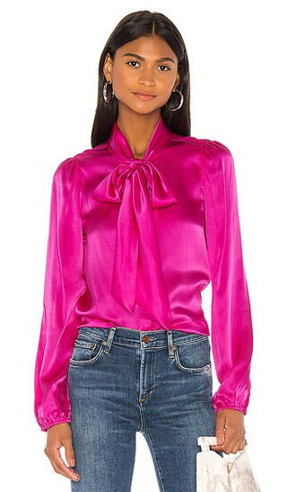 The Ellery Charmeuse Top in Nebula | Revolve Clothing (Global)