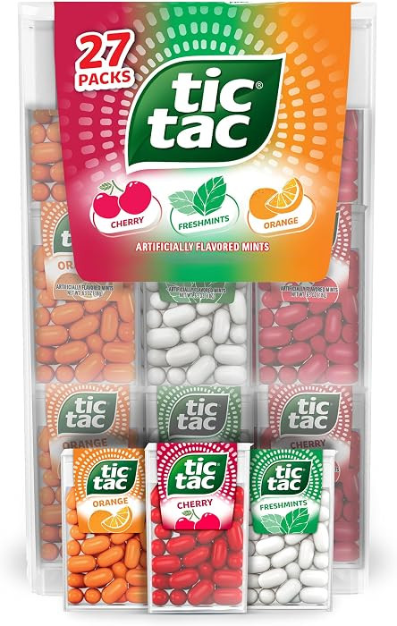 Tic Tac Mints Bulk Variety Pack, 27 Packs, 17.14 Oz | Amazon (US)