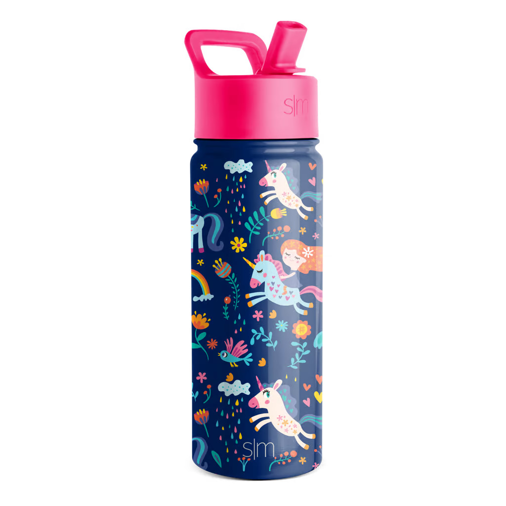 Summit Kids Water Bottle with Straw Lid | Simple Modern