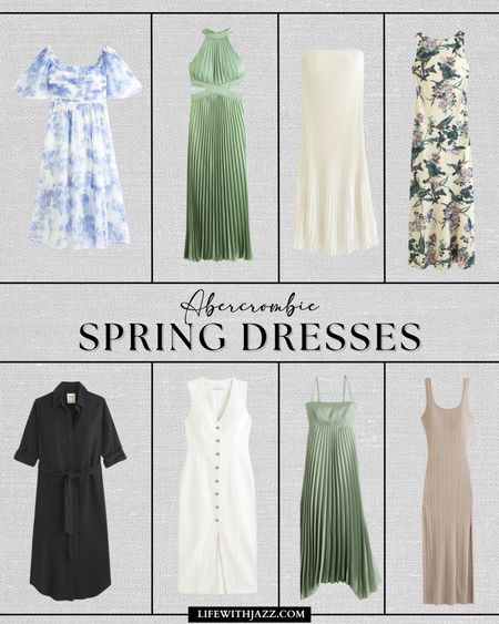 Rounding up some spring dresses from Abercrombie 🤍 last day to take 15% off!

• top left dress - Very flattering for a maternity style dress
• top white dress - I have this one, it comes with removable straps, and photographs beautifully

Dresses / spring / summer / vacation / special occasion / wedding guest/ casual / maxi dress / midi dress

#LTKwedding #LTKSeasonal
