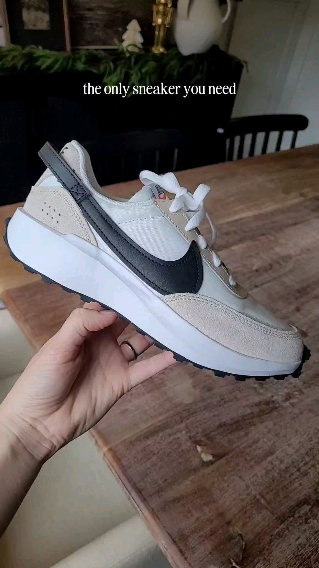 The only sneaker you need in the new year! And it's currently on sale, in stock,  and quick ships in time for a last minute Christmas gift for her! I love wearing this neutral sneaker with athleisure mom outfits but it also works with jeans! 

#LTKWatchNow #LTKGiftGuide #LTKShoeCrush