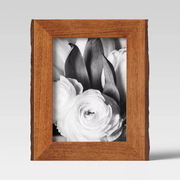 5" x 7" Vertical Sides Natural Frame Antique Wood - Threshold™ | Target