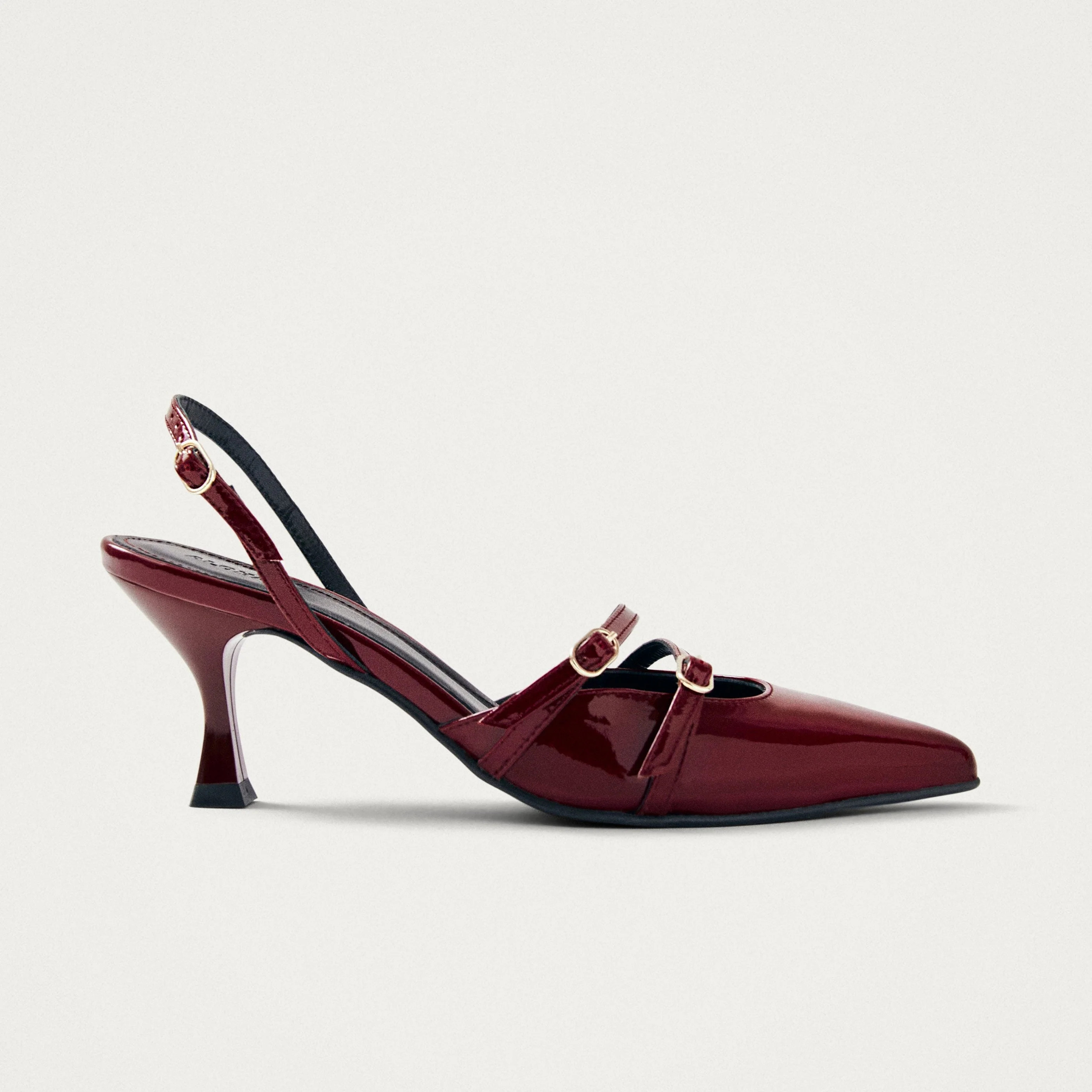 Joelle Onix Burgundy | ALOHAS | Alohas UK