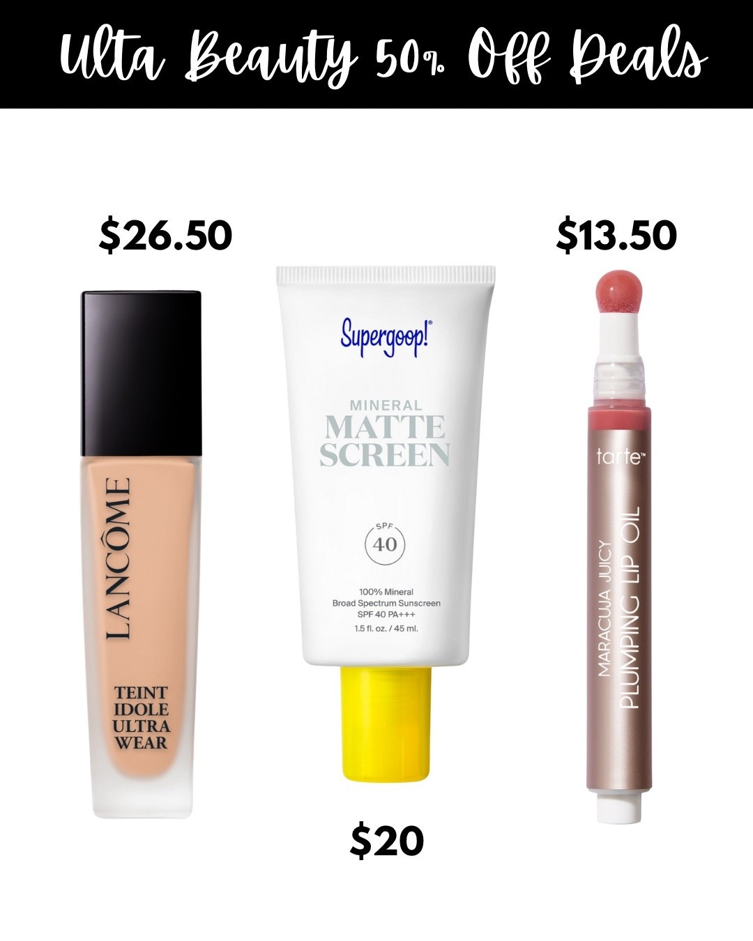 The best Ulta beauty deals of the day! 

50% off right now 

#LTKSaleAlert #LTKBeauty