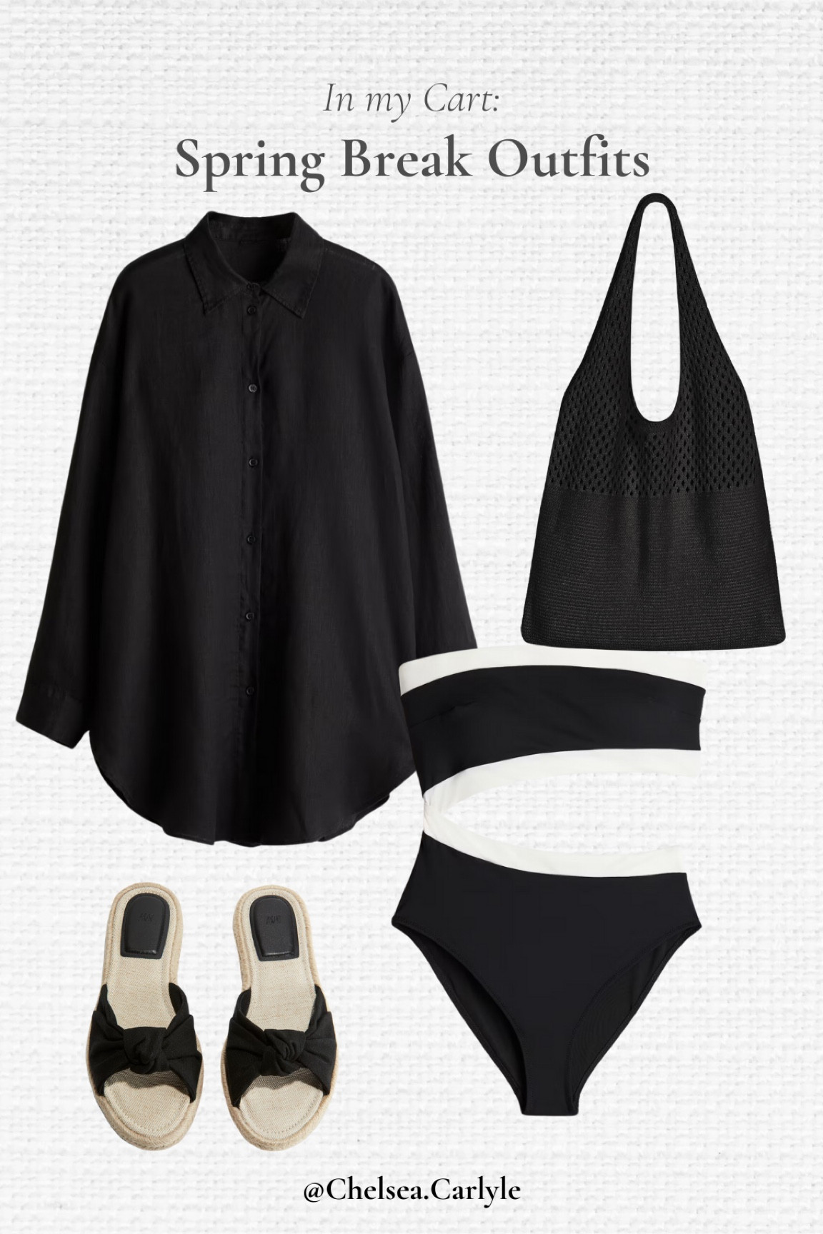 Chic spring break look for the pool 🤍

| beach outfit | spring break outfit | pool outfit | affordable swim suit | black swim suit | one piece swim | hm | amazon |


#LTKTravel #LTKFindsUnder50 #LTKSeasonal