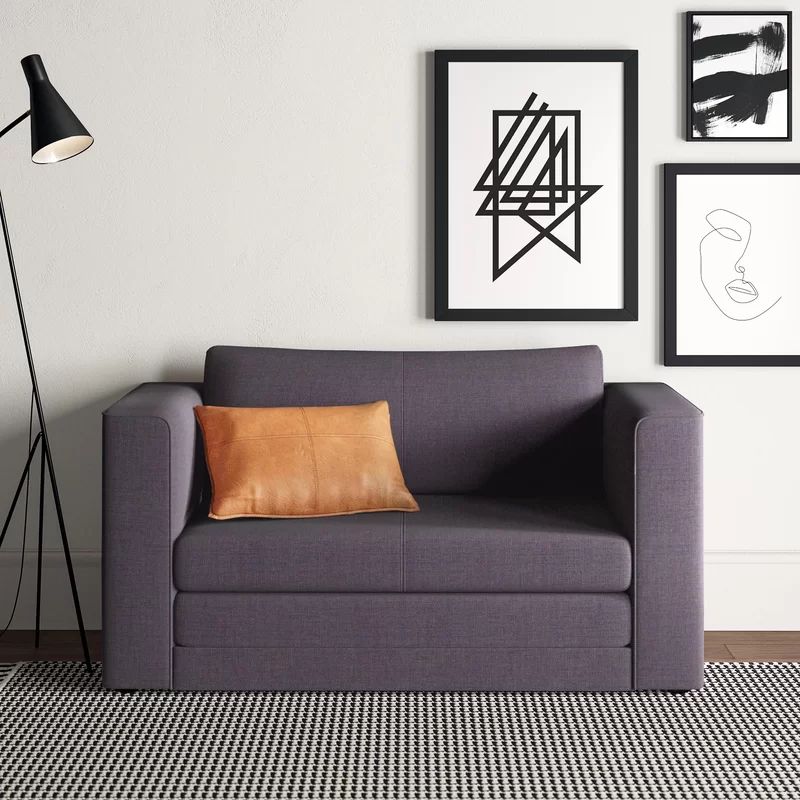 Watonga 53.15'' Square Arm Sofa Bed | Wayfair North America