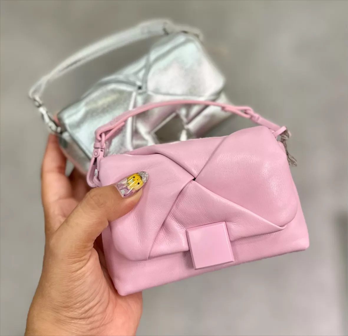 Micro Nano Satchel Handbag - A New Day™ Light Pink : Target