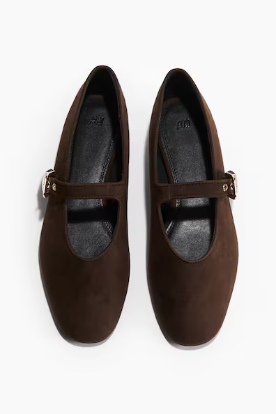 H & M - Mary Jane ballet pumps - Brown | H&M (UK, MY, IN, SG, PH, TW, HK)