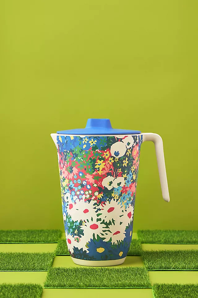Sarah Campbell Bamboo Melamine Pitcher | Anthropologie (US)